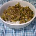 +ももち+'s cooksnap of when they made ひき肉キャベツのあんかけ丼.