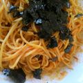 ★いちごラテ★'s cooksnap of when they made 簡単・安上がり！濃厚ウニのスパゲッティー.