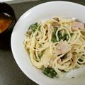ゆゅちゃむ's cooksnap of when they made しめじとほうれん草のカルボナーラ.
