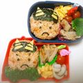 ぽー助's cooksnap of when they made ☆節分♪赤オニさん弁当（キャラ弁）☆.