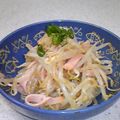 ダ〜ごはん's cooksnap of when they made 箸が止まらない！もやしだけのナムル.