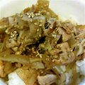 きゃらめるカフェ's cooksnap of when they made ♥簡単照りウマ♥ 豚玉ねぎ丼.