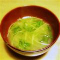 uco1005's cooksnap of when they made こくウマ❤ツナと水菜の味噌汁.