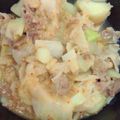 ユニコ０４１４'s cooksnap of when they made ジャガイモと豚肉のキムチ煮.