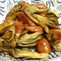 mitimiya's cooksnap of when they made 舞茸とウインナー　～バター醤油で.