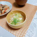 めみたん☆'s cooksnap of when they made 厚揚げ・キャベツ・えのき茸のお味噌汁♬.