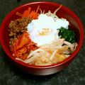 ☆もつさん☆'s cooksnap of when they made 甘辛コチュジャンで食べるビビンパ.