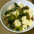 轟歌笛's cooksnap of when they made しらす入り♪簡単あったま～るお豆腐丼.