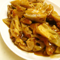 あやかときょうこ's cooksnap of when they made 豚肉とれんこんの甘辛炒め.