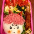 ミミちゃん321's cooksnap of when they made 節分の鬼♪キャラ弁.