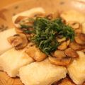 ニコニコ笑顔's cooksnap of when they made 豆腐ステーキw/マッシュルームバター醤油.