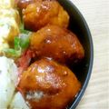 みのりっくす's cooksnap of when they made ヘルシー美味しいおから団子の甘酢あんかけ.