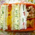 えれぼん's cooksnap of when they made ✿かぼちゃとトマトのサンドイッチ✿.