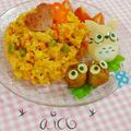 ・aico・'s cooksnap of when they made トトロ＆まっくろくろすけ★キャラ弁おかず.