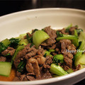 ☆RUN☆'s cooksnap of when they made 青梗菜と牛肉の中華炒め.