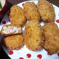 ito98's cooksnap of when they made 本当は教えたくない！蟹クリームコロッケ.