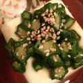 ooomihooo's cooksnap of when they made 簡単！豆腐にさっぱりオクラソース　.