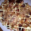 マムー☆'s cooksnap of when they made ☆残ったそうめんでお好み焼きオムレツ☆.