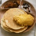 Azuki．'s cooksnap of when they made もっちり＊お食事パンケーキ.