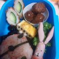 リノサク's cooksnap of when they made ウサビッチのおかず（キャラ弁）.