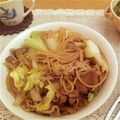 ょんょん's cooksnap of when they made ＊豚肉とキノコの和風パスタ＊.