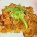 ねねすみ's cooksnap of when they made 安いお肉も美味しく☆はちみつ甘辛豚丼.