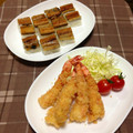 まゆこ．Ｍ's cooksnap of when they made 穴子の棒寿司.