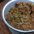 とうにゅー's cooksnap of when they made 大豆たんぱく☀ジャックの豆ミート肉味噌風.