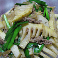 えいまる's cooksnap of when they made 牛と筍の中華炒め.