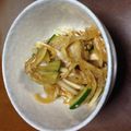あわいものぷ's cooksnap of when they made １０分♪新玉ねぎと蒸し鶏 酢醤油サラダ✿.