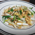 グルタ民's cooksnap of when they made うるいとジャコの炒め物.