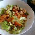 えのっぴ's cooksnap of when they made とり肉とキャベツのピーナッツ味噌炒め.