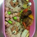 メロメロプリン's cooksnap of when they made キャラ弁♪クマずきん❤おにぎり.
