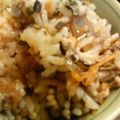 あきしょ's cooksnap of when they made 山菜とミンチの炊き込みご飯.