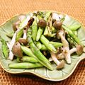 ちべターリー's cooksnap of when they made アスパラとしめじのぺペロン風.