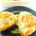 すいかクイーン's cooksnap of when they made ゴロゴロ鮭の華やか焼きおにぎり.