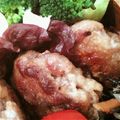 ゆかりんご0823's cooksnap of when they made お弁当に♪揚げない豚こま団子の唐揚げ☆.