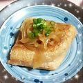 ＴＯＭＯＷＡＴ's cooksnap of when they made 簡単シンプル♪厚揚げのタマネギソース.