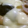 mackys2001's cooksnap of when they made おせちのリメイク・筑前煮チーズトースト.