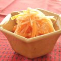 まんまるらあて's cooksnap of when they made えのきとにんじんの塩麹炒め.
