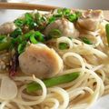 おしす's cooksnap of when they made にんにくの芽とザーサイのパスタ♪.