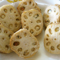 aricotea's cooksnap of when they made さっぱり食べる♪レンコンのはさみ揚げ.