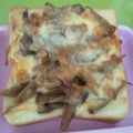 ｐａｎｃｈｉ's cooksnap of when they made きんぴらリメイク☆しっかり満腹トースト.