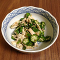 ぢゅぢゅにゃ's cooksnap of when they made オクラとササミの和風ごま和え.