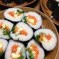 あんぱん。あんぱん。's cooksnap of when they made 恵方巻き（うなぎ巻き、納豆巻き）.
