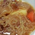 ここmamachan's cooksnap of when they made ★照りとろ！メインになる肉じゃが★.