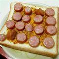 miimiiko's cooksnap of when they made まん丸ソーセージトースト.