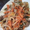 atyumama's cooksnap of when they made 牛肉ともやしの塩麹オイスター炒め.