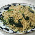 サーフブレイド's cooksnap of when they made 簡単☆和風ほうれん草パスタ.