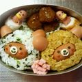 いおんしおん's cooksnap of when they made キャラ弁♪クマずきん❤おにぎり.